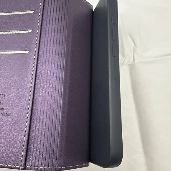 Compatible with Iphone 16E Wallet Case with RFID Blocking Credit Card Holder, PU - Picture 6 of 15